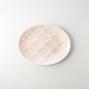 Mino ware Main Plate Pink Miyama Western Tableware 21cm Made in Japan