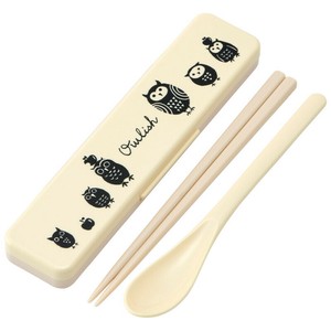 Bento Cutlery Owl Skater Made in Japan