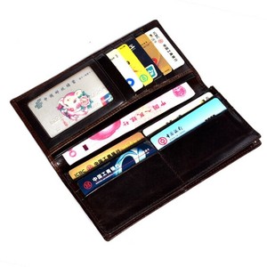 二つ折り財布 長財布   牛革  カードホルダー   メンズ ファッション   BQ4462