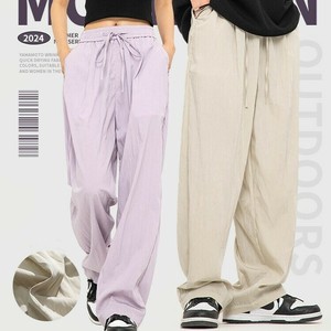 P18124メンズ ロング パンツ ヴィンテージ  カジュアル ボトムズ  2024新作春夏  速乾 男女通用