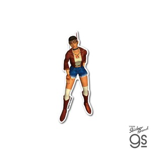 鉄拳レジェンドシリーズ ダイカットビニールステッカー ミシェール・チャン TEKKEN 2 キャラクター TKN026