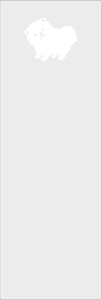 CLEAR BOOKMARK Point Pom-dog