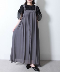 【2025SS新作】《人気アイテム》今年も入荷☆シアー楊柳レイヤードジャンパースカート　 skypink東京