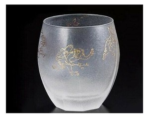 ザ・プレミアムニッポンテイスト　プレミアム鳥獣戯画　オールドグラス　345ml　6595