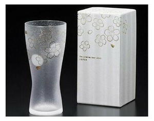 ザ・プレミアムニッポンテイスト　プレミアム桜　泡づくりグラスM　310ml　6467