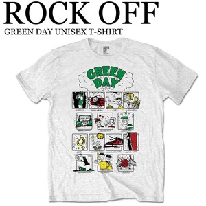 《即納》ROCK OFF■半袖■Tシャツ■GREEN DAY UNISEX T-SHIRT■ROCK OFF