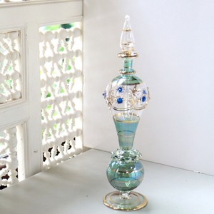 疗愈香氛用品 瓶子 花朵 绿色 24cm
