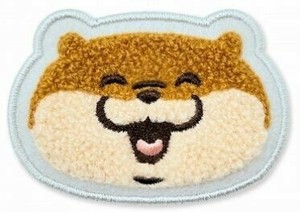 【特EMDq0701】サガラバッジカワウソスマイル可愛い嘘のカワウソ KUK-137