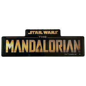 【インテリア雑貨】スターウォーズ マンダロリアン ロゴアクリルブロック シーズン1