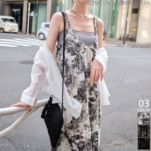 【2024新作商品♪】ダメージプリント三つ編みストリングキャミワンピース