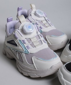 《 shoes365 》メッシュスニーカー キッズ 靴 シューズ 子供 シンプル カジュアル 回転紐調節