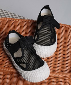 《 shoes365 》キッズ メッシュスニーカー 夏 マジックテープ 軽量 子供 シンプル カジュアル 靴