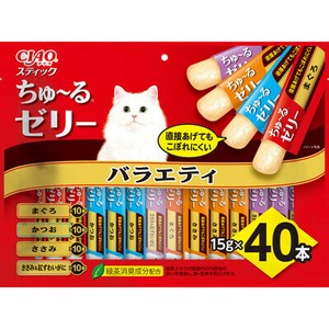 [いなばペットフード] CIAO　スティック　バラエティ15g×40P