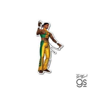 鉄拳レジェンドシリーズ ダイカットビニールステッカー エディ・ゴルド TEKKEN 3 キャラクター TKN032