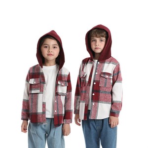 Kids' 3/4 - Long Sleeve Shirt/Blouse Check Pattern Spring