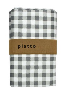 piatto レジャーシート  ギンガムチェック  GRAY A560GY