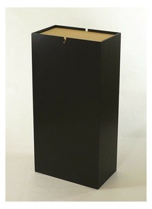 NOPPO 袋掛け付ダストボックス 約20L YK08-106 Bk