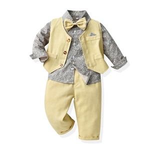 韓国風 紳士服 スーツ風 蝶ネクタイ セットアップ 色豊富 ベビーキッズ トドラー 子供服