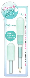 【2024年春夏新作】【アイデア文具】 のび〜るえんぴつキャップ　ミント　220322