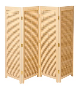 衝立4連　仕切り/パーテーション/目隠し/インテリア/家具