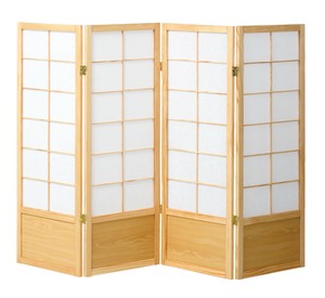 和風衝立4連　120cm　仕切り/パーテーション/目隠し/インテリア/家具