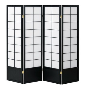 和風衝立4連　150cm　仕切り/パーテーション/目隠し/インテリア/家具