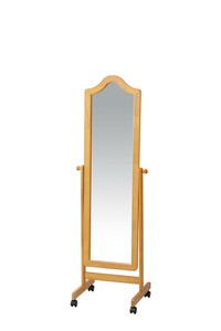 木製スタンドミラー　インテリア/家具/姿見/鏡/オシャレ