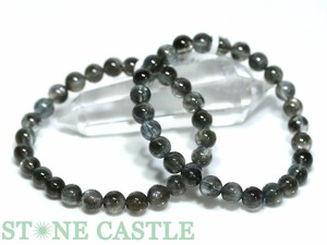 ☆高品質☆【ブレスレット】カラーチェンジアクアマリン キャッツアイ (約7.5〜8mm) 【パワーストーン】