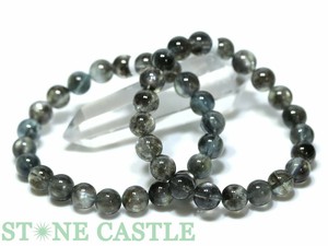 ☆高品質☆【ブレスレット】カラーチェンジアクアマリン キャッツアイ (約9〜9.5mm) 【パワーストーン】