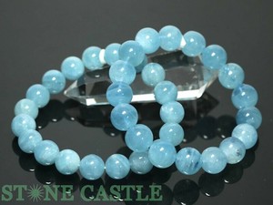 ☆高品質☆【ブレスレット】アクアマリン (5A) (約11.5〜12mm) 【天然石 パワーストーン】