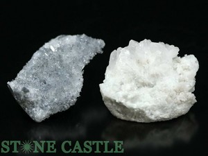 ☆一点物☆【原石】水晶クラスター (EX) (中国産) (2個セット) No.39 【天然石 パワーストーン】