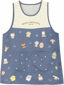 Sanrio Apron Navy Character Apron L