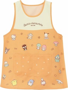 Sanrio Apron Character Apron L Orange