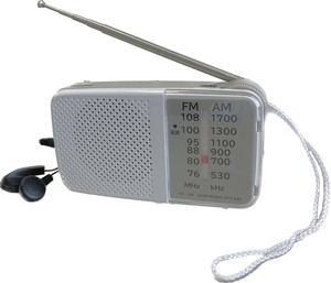 ハンディーラジオ レトロ ラジオ 防災 ワイドFM