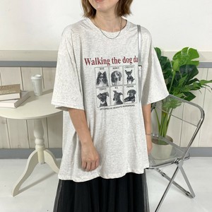即納【2024新作】DOGプリントビッグTシャツ