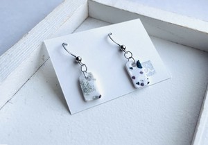 プラバンのミニピアス　金属アレルギー対応　サージカルステンレス