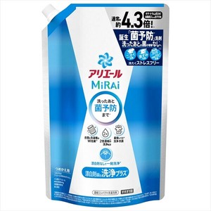 アリエールミライ　洗浄プラス　つめかえウルトラジャンボサイズ 【衣料用洗剤】