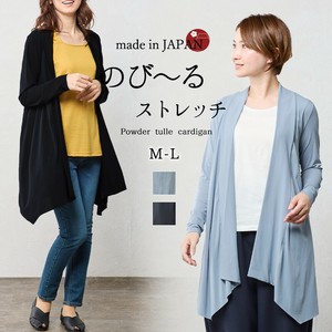 罩衫 女士 薄纱罩衫/开襟衫 日本制造