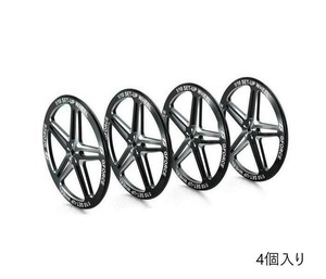 G-FORCE　ジーフォース　1/10 SET-UP WHEEL　Black・G0092
