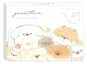 【2024年春夏新作】【いーすとけん。】ダイカットカバー付きメモ　214864