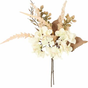 【造花】ドライハイドレンジアミックスバンドル　クリーム　FBC-8245CR