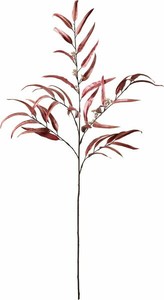 【造花】ベルベットユーカリプタススプレー　ピンク　FS -9321P