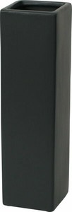 【花器】スクエアポットH30cm　BLK　　RFB-479