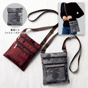 ジャガードファスナーポシェット　レディース/オシャレ/トートバッグ/秋冬