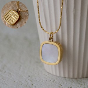 Stainless Steel Chain Reversible Necklace Stainless Steel 40cm
