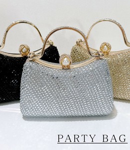 【2024新作】ビジュー＆ストーン装飾パーティーBAG★バッグ02