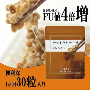 【1ヶ月分】熟生ナットウキナーゼ＆レシチン