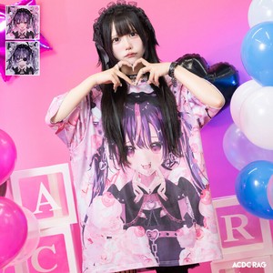 T-shirt "Harajuku Style" T-Shirt "Yami Kawaii" Ground Mine Girl