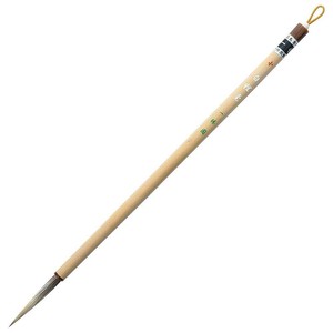 一休園 熊野筆 書道筆 鼬毛白狸毛仮名条福用 白狸毛 小　119150