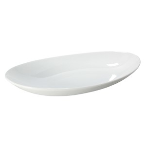 楕円深鉢 32cm【磁器 大鉢 オーバル 盛り合わせ 中国製】